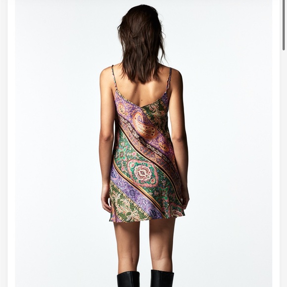 Zara Silk Effect Dress - Picture 4 of 8